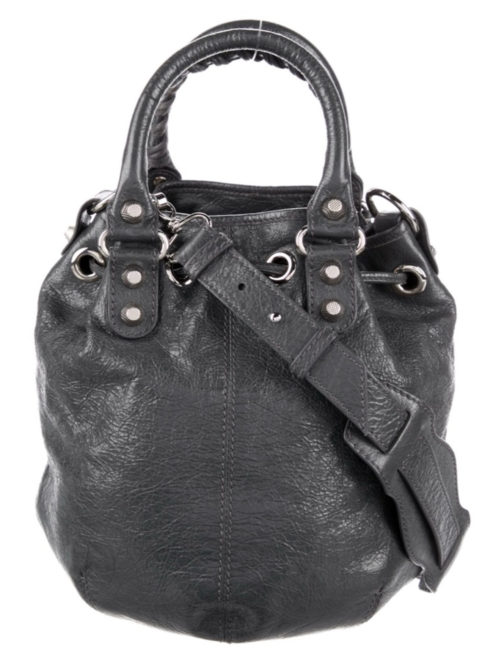 Balenciaga Motocross Giant 12 Mini Pompon Bag - Picture 2 of 5
